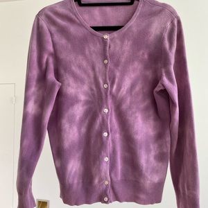 Vintage tie dye cardigan